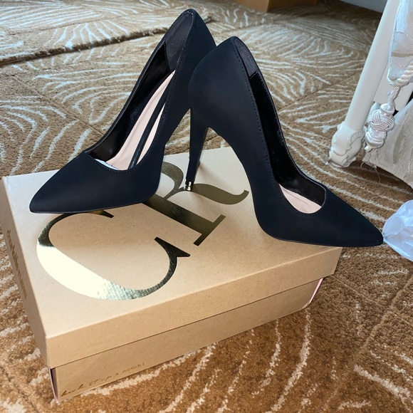 Charlotte Russe Shoes - Charolette Russe black heals